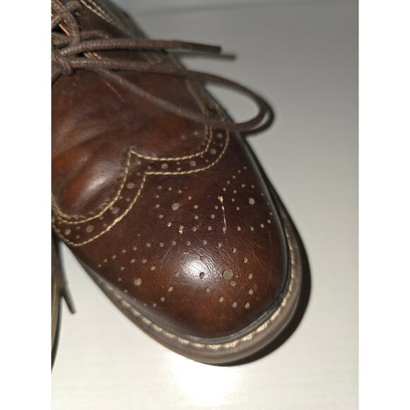 Sonoma Goods For Life® Amos Men's 11 Wingtip Ankle Boots Brown GorpCore Casual - Picture 4 of 7